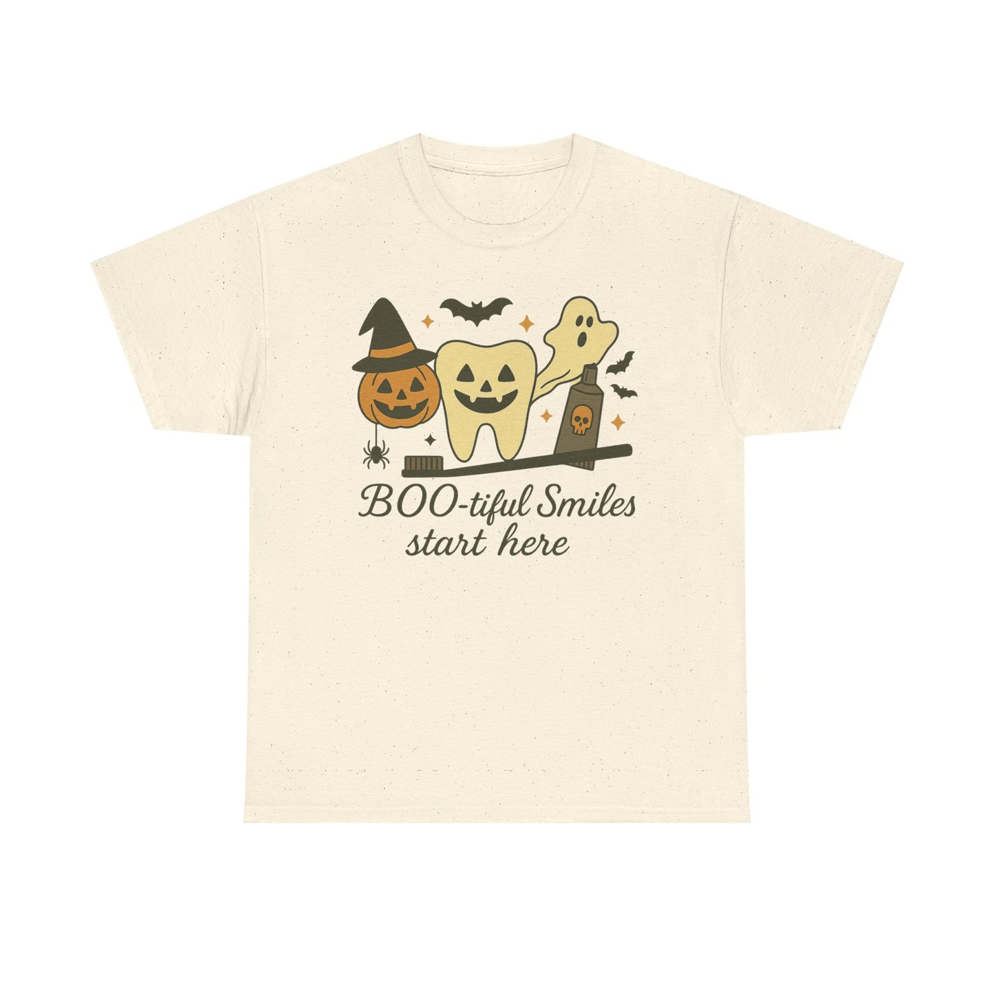 Halloween Themed Dental Shirt | "BOO-tiful Smiles" , Gift for Dentists, Dental Hygienists, Dental Assistants | Dental Office Gift